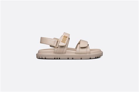 dior bay platform sandal|christian dior beige sandals.